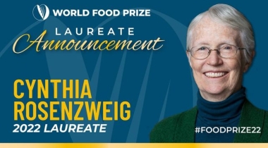 2022 World Food Prize Awarded to WASP Member Cynthia Rosenzweig 