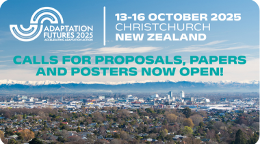 Call for proposals, papers and posters for Adaptation Futures 2025